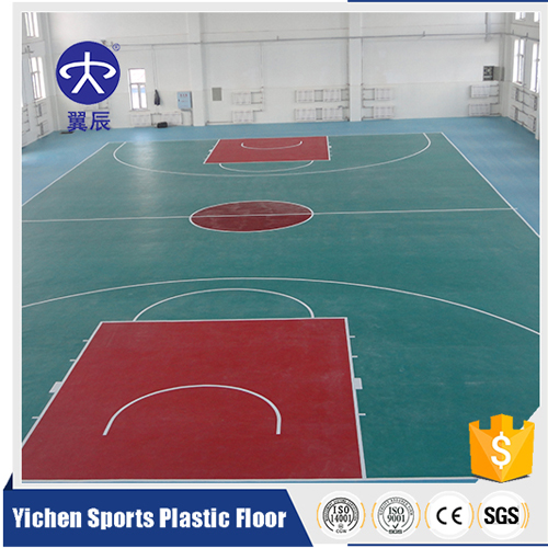 學(xué)校籃球館PVC運(yùn)動地板，籃球場PVC塑膠地板